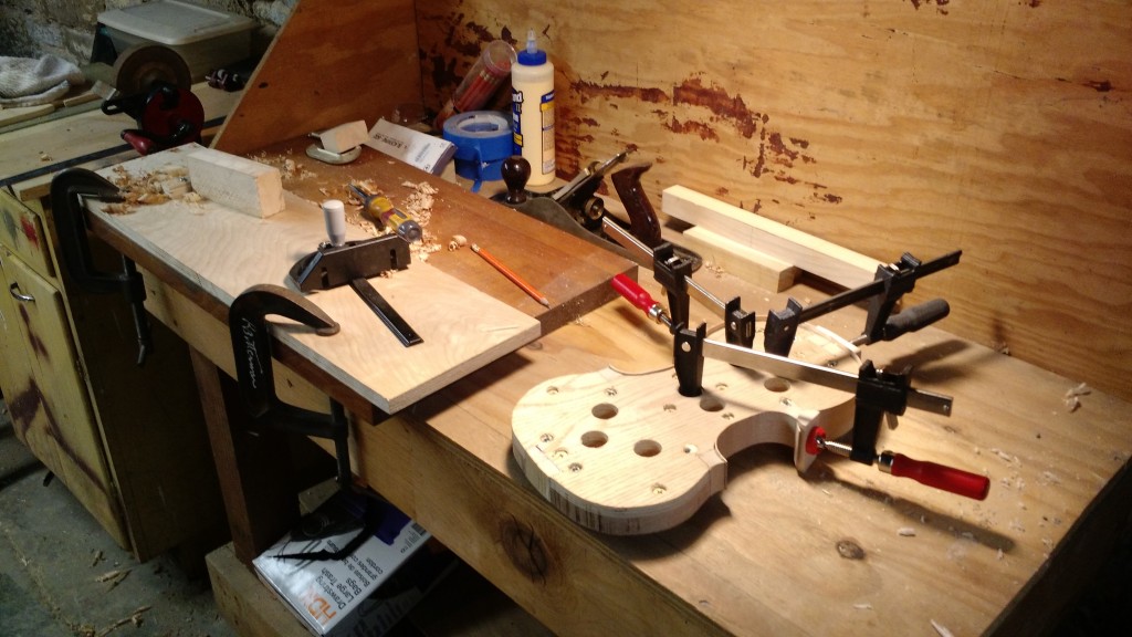 Note the second workbench! We cleaned a bunch of crap out of the basement saturday and found this hiding under a shelf.