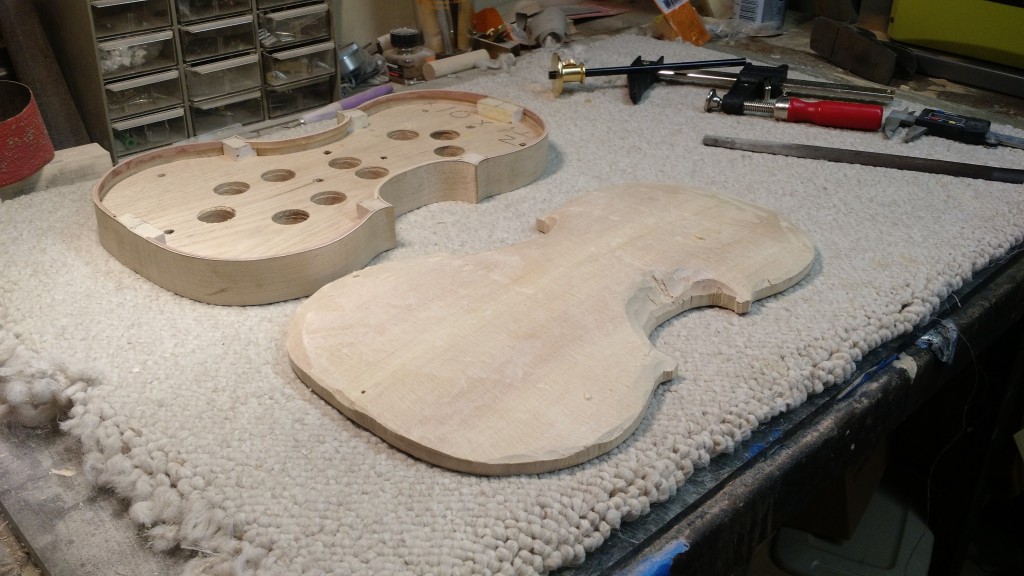 A hour of finger plane work later